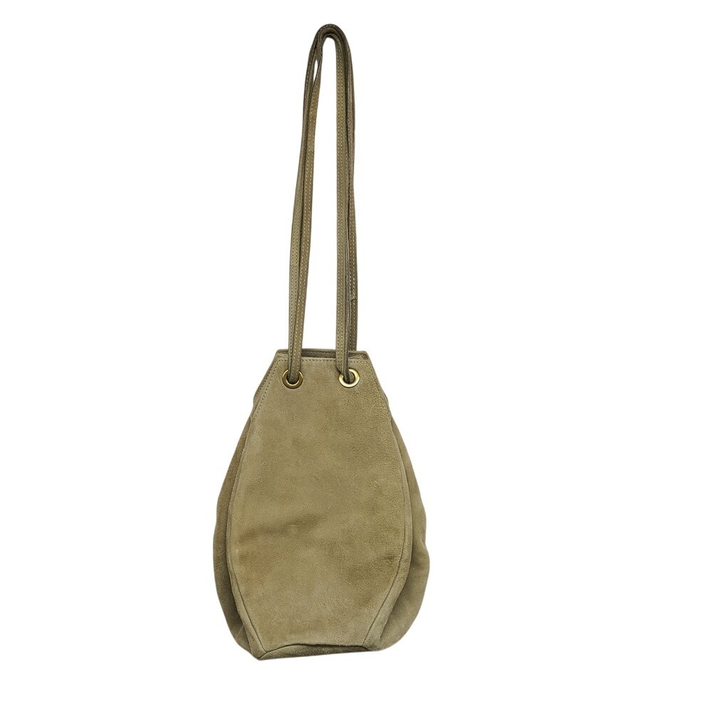 Creatures of Comfort Taupe Suede Bucket Bag Made in Italy Shoulder Bag